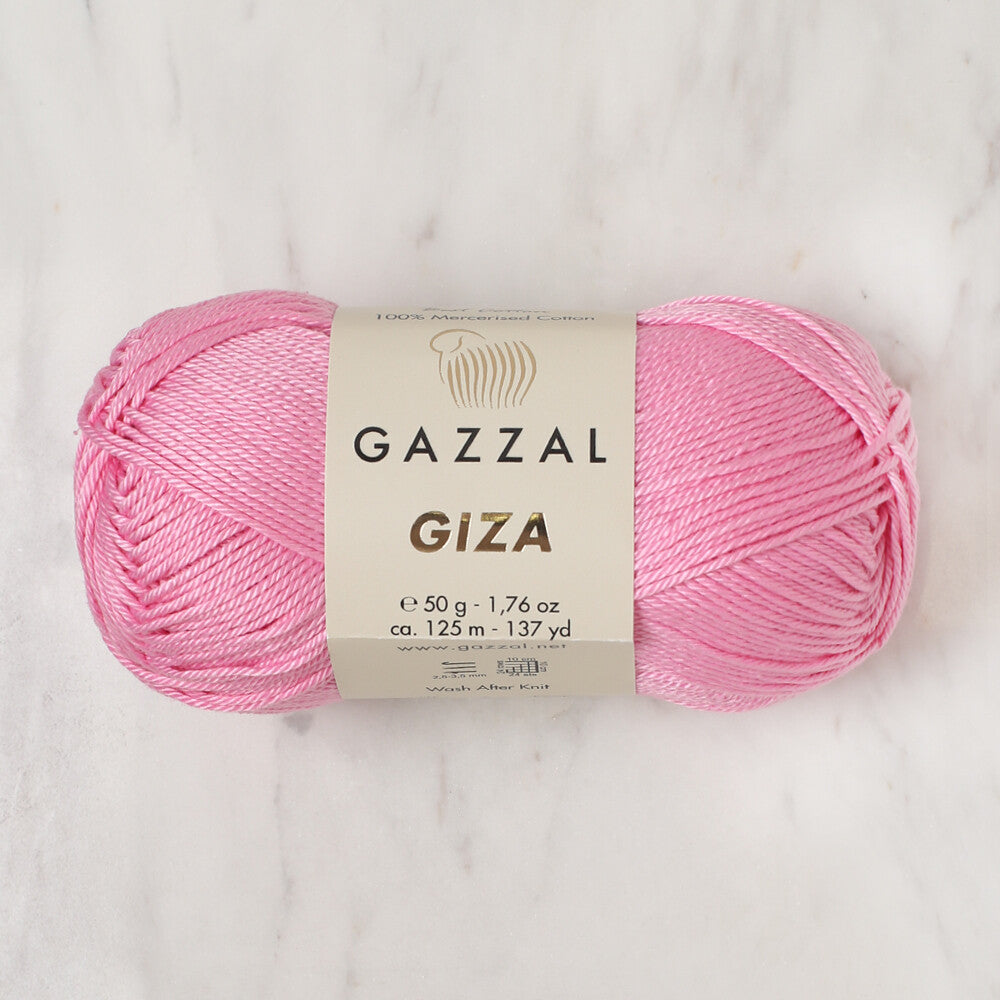 Gazzal Giza 50 Gr Pembe El Örgü İpi - 2492